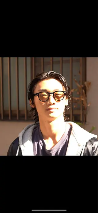 ミディアム パーマ メンズ GAKU 岳人のヘアスタイル