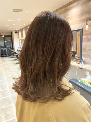 ミディアム カラー La Bonheur hair etoile所属・SAITO YUTAのヘアスタイル