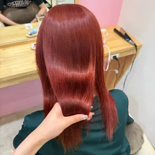 ミディアム カラー 柔らかいcolor ￤韓国￤🩰マユ🩰のヘアスタイル