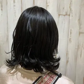 ミディアム 森山 佳小里/カラー /似合わせカットのヘアスタイル