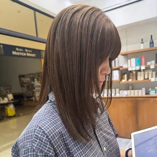 ミディアム カラー 透明感カラー/レイ ヤー/Nana🌈のヘアスタイル