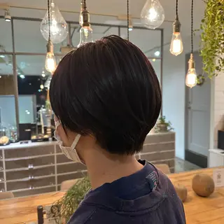 ショート カラー ヘアアレンジ 飯島 美海のヘアスタイル