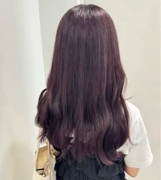 ロング miku/ラベンダー 透明感カラー🪻❤︎のヘアスタイル