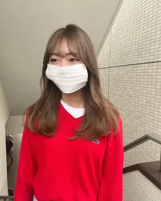 ロング まろやか透明感カラー ♡MANAのヘアスタイル