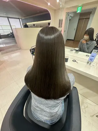 ロング カラー 🤍韓国大人っぽ ベージュMAI🤍のヘアスタイル