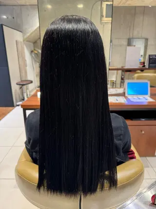 カラー 艶カラー 梨菜💜のヘアスタイル