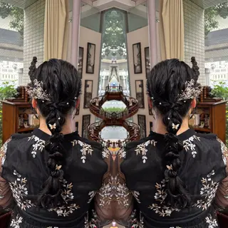 ロング ヘアアレンジ ☻モエカ/ハイトーン アレンジ☻のヘアスタイル