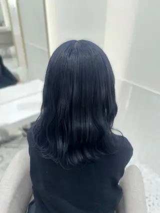 ミディアム カラー 🎀ちゃん りお🎀のヘアスタイル