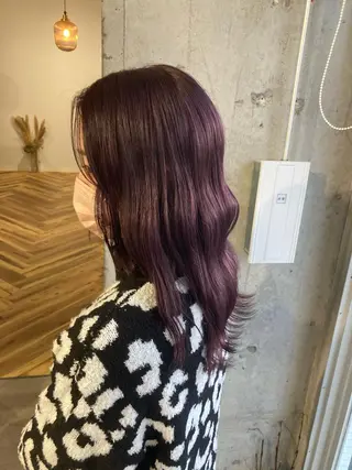 ロング カラー Mood hair salon所属・髪質改善.縮毛矯正 ×韓国ヘアyukiのヘアスタイル