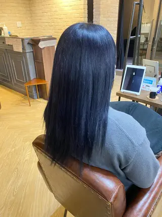 ロング カラー 髪質改善 ヒデのヘアスタイル
