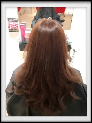 ミディアム セミロング ロング カラー 橋本 慶司のヘアスタイル