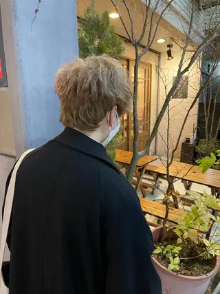 ショート カラー メンズ ショート/ボブ アンドウ☺︎のヘアスタイル