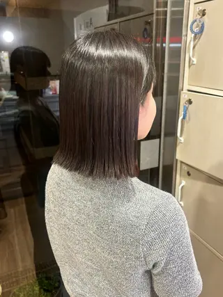 ミディアム 伊藤 愛里のヘアスタイル