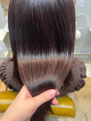 ロング カコ/レイヤーカット ヘアアレンジのヘアスタイル