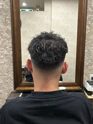 ショート パーマ メンズ メンズカット/ 雄大のヘアスタイル