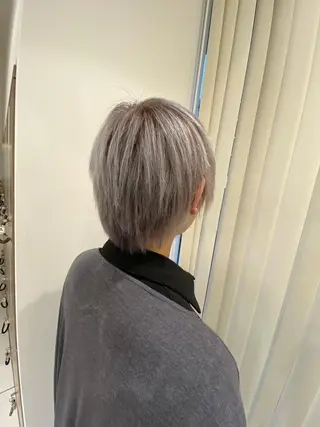 ショート カラー 髪質改善カラー/店長 宮内秀峰のヘアスタイル