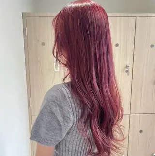 ロング カラー 宮田 心奈のヘアスタイル
