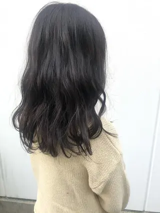 ロング カラー ヤマモト マイのヘアスタイル