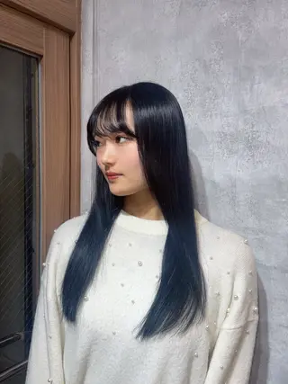 ロング Miyuu🎀カラー マツエク・ストレートのマツエク・マツパデザイン