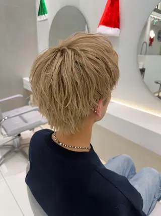 ヘアアレンジ メンズ ヘアセット🎀耳つぼ 👂💎MONAMIのヘアスタイル