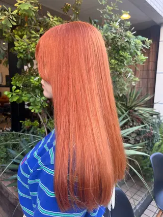 ロング カラー 小沼采唯👧🏼 海好きオヌちゃんのヘアスタイル