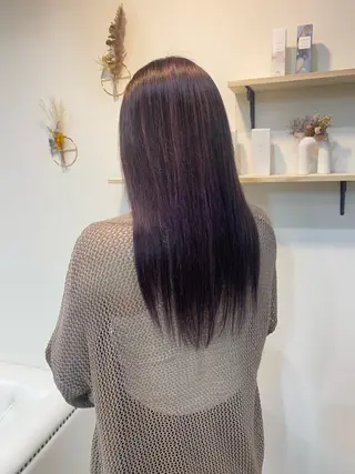 ロング en⁺　trust所属・山口 麗音のヘアスタイル