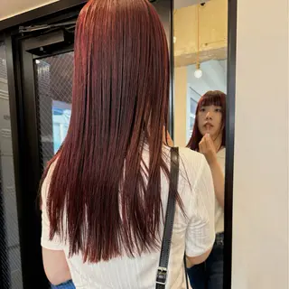 ロング カラー ヘアアレンジ 🌐サトウ リョウ🌐のヘアスタイル