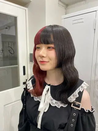 セミロング カラー 楓🦋韓国系レイヤー / 透明感カラー🤍のヘアスタイル