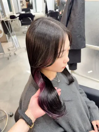 セミロング MAHO/透明感カラ ー/髪質改善🍒のヘアスタイル