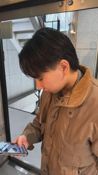 ショート メンズ 坂井 琉生のヘアスタイル