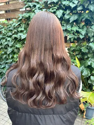 セミロング 🤍Nozomi/ オリーブカラー🌿のヘアスタイル