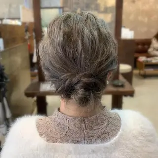 ミディアム ヘアアレンジ Hair Atelier P's 【ピース】所属・Kaori / P’s 渋谷のヘアスタイル