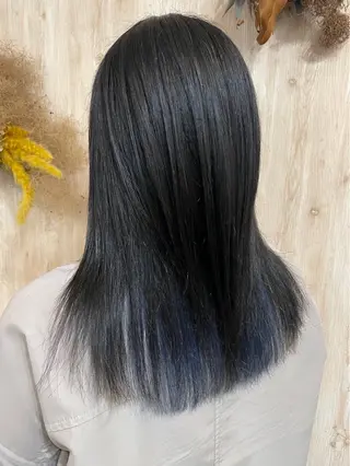 セミロング カラー 【縮毛矯正&カラー】 RAN.のヘアスタイル