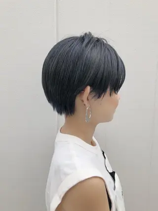 ショート カラー ノグチ ユウキ/ボブのヘアスタイル