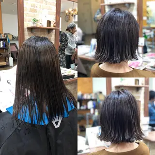 ミディアム カラー ✨大人美人ショート✨ 店長 藤井一輝のヘアスタイル
