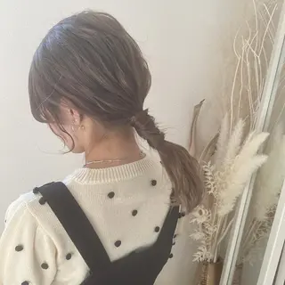 ミディアム ヘアアレンジ 岡山 愛のヘアスタイル