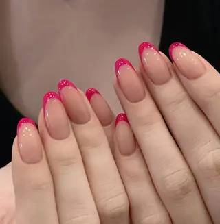 ネイル RAFFINE 月🦋🩵のネイルデザイン