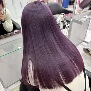 ロング カラー ブリーチ⏳艶カラー Natsukiのヘアスタイル