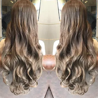 セミロング カラー パーマ ヘアアレンジ 🫧代表/新宿駅近/ 限定価格🫧田辺貴裕のヘアスタイル