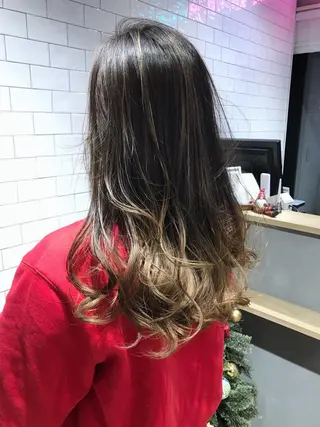 ロング カラー 原山 直人のヘアスタイル