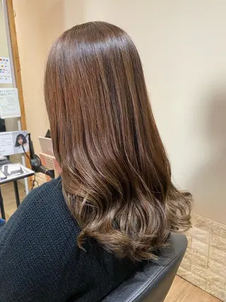 ロング カラー 関口 友行のヘアスタイル
