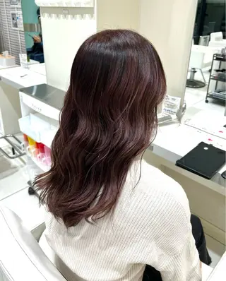 ロング カラー 透明感カラー/ベージ ュ/HIKARU🌿のヘアスタイル