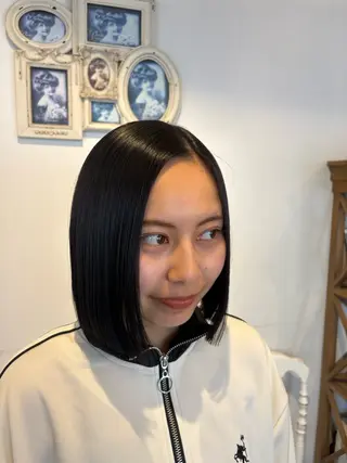 ミディアム 🎀韓国レイヤー/透 明感カラー/airiのヘアスタイル