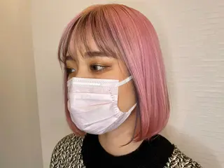 ミディアム SALOWIN心斎橋Suite店所属・ブリーチ毛にもできる 縮毛矯正|鷹司郎のヘアスタイル