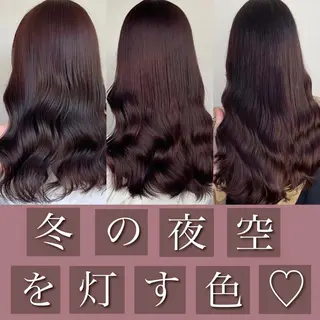 ロング カラー ブリーチなし Wカラー🩷星野翔太のヘアスタイル