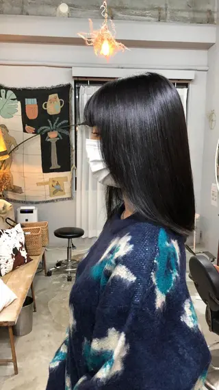 ミディアム 問屋町chapter 日笠快生のヘアスタイル