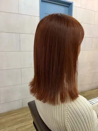 ミディアム カラー 似合わせ/ブリーチ/ 髪質改善/ミクෆ‪のヘアスタイル