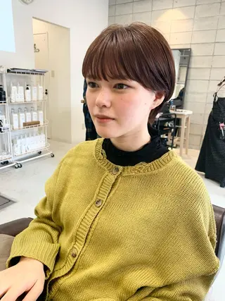 ショート 新海 芳樹のヘアスタイル