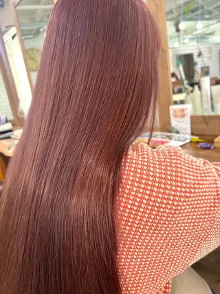 ロング カラー 小谷 梨奈のヘアスタイル