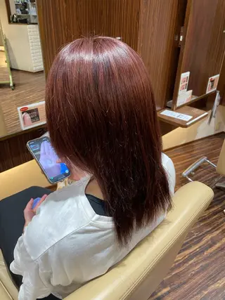 セミロング 金子 珠梨のヘアスタイル